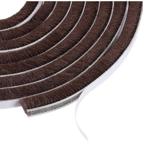 Bandes d'étanchéité en pile marron 16 pieds Lx3/8" Lx3/8" H (1/5)