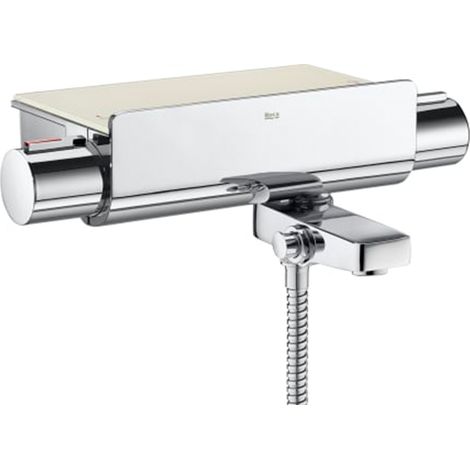 Robinet thermostatique bain-douche T-2000 - sans flexible ni douchette - Roca - A5A1288C00 (1/4)