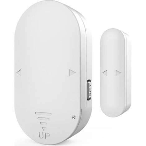 Alarme d'ouverture de porte + alarme de vibration combinées, Alarme de capteur de Porte fenêtre 130 DB,pour la Maison Garage Appartement Bureau (1/5)