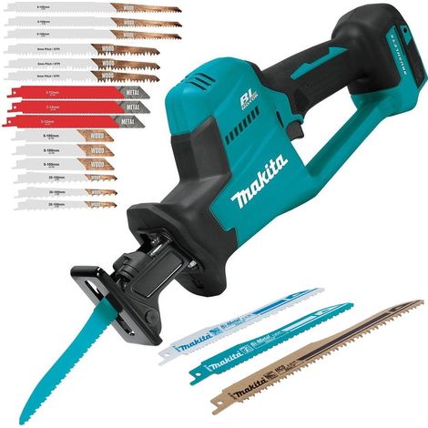 Makita DJR189Z 18v LXT Brushless Reciprocating Sabre Saw Compact Bare + 18 Blade (1/5)