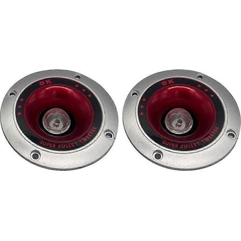 Lot de 2 tweeters de remplacement pour voiture, klaxon piézoélectrique.-9.6X9.6CM (1/4)