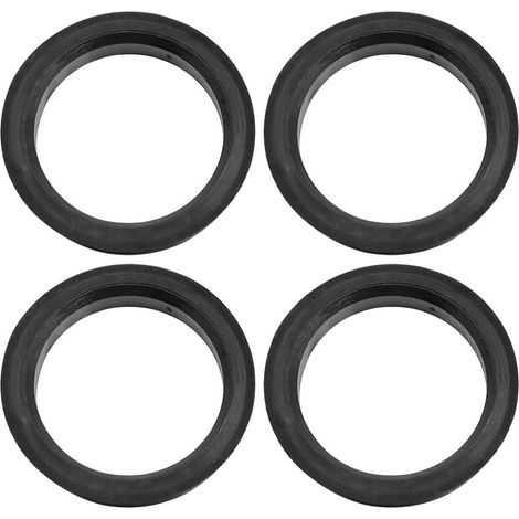 Bague De Centrage 73.1mm 58.1mm Noire pour Moyeu Roue Supprime Les Vibrations, Ajustement Précis, Matériau Plastique (1/5)