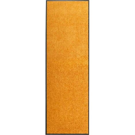 Paillasson lavable Tapis de salon Style Moderne - Tapis de sol Orange 60x180 cm BV493843 - BonneVie (1/5)