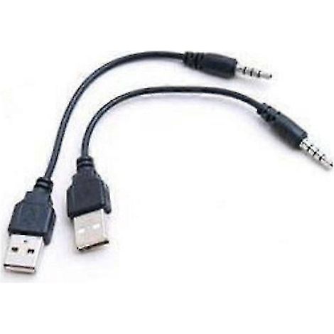 Câble audio USB mâle vers jack 3,5 mm, câble adaptateur jack 3,5 mm vers USB, câble de données (1/5)