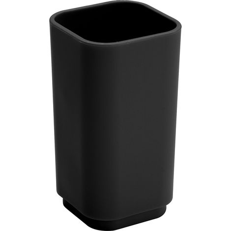 GEDY 63981400300 SEVENTY Portacepillos Negro (1/2)