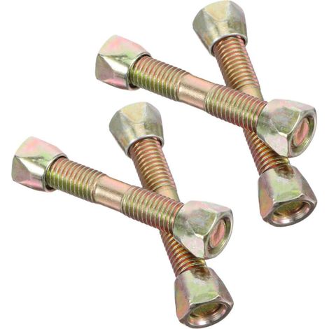 Vis de Fixation Technologie de Verrouillage de Précision Montage Facile 4 Pièces en Métal pour Chaise Suspendue pour Moments de Détente en Famille (1/5)