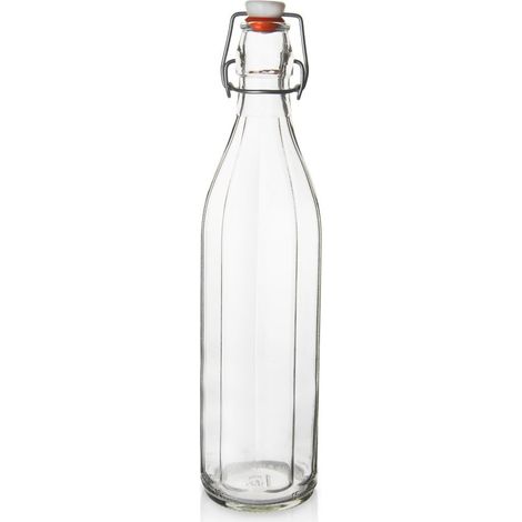 Bouteille en verre avec clip 1 l (1/4)