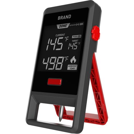 Thermomètre intelligent pour barbecue à aiguille sans fil avec sonde étanche pour four, viande et réfrigérateur, mesure de la température des aliments (1/5)