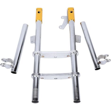 47 49 Ensemble de Pinces à Triple Arbre de Suspension de Fourche Avant Amortisseur en Métal renforcé Haute Résistance pour 47 Ml 49 Ml Minimoto Mini Dirt Bike Quad Pocket Bike (1/5)