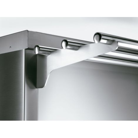 Rampe à Plateaux en Inox pour Distributeur de Paniers à Vaiselle - 900x350 mm - Distform