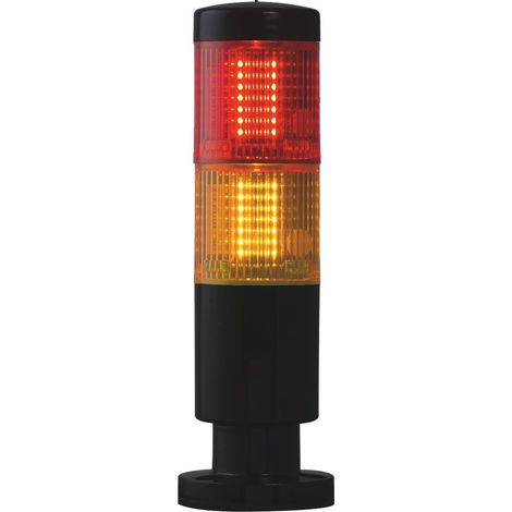 Colonnes lumineuses pré-configurées à LED, Rouge / Ambre, 24 V ( Prix pour 1 )