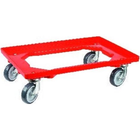 Transportroller 610 x 810mm rot