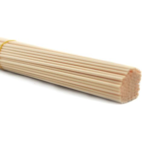 GENERIC-100 Pièces Fibre Diffuseur De Remplacement Bâtons Pour Arôme De Parfum (25cmx3mm, Couleur Du Bois) (1/5)