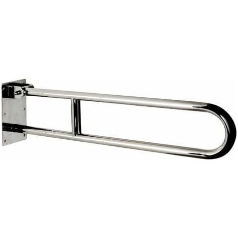 Poignée PMR pivotante en inox USIS chromé - Chromé- (1/2)