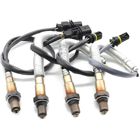 4 Stück 11787570481 11787545243 11787535269 11787570104 Lambdasonde (vor und nach Katalysator) für BMW 1er, 3er, 120i, 320i, E90, X1, E84 (1/5)