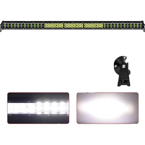 Barra luminosa a LED impermeabile a doppia fila, da 33 pollici. (1/2)
