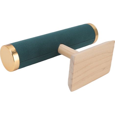 Support de bijoux en T avec chaînes, étagère pour montres et bracelets, rangement élégant pour vitrine ou intérieur (1/5)