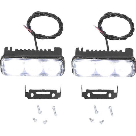 Luz de señalización LED universal para parrilla delantera, luces de circulación diurna para coches y motocicletas. (1/5)