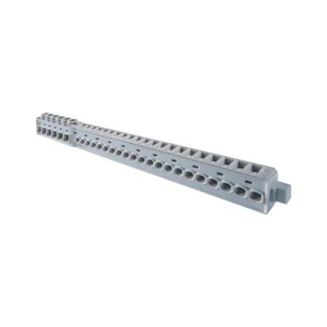 FORTPESL - FOR 150- Barrette de Terre sans vis - 6 x 16mm2 et 21 x 4mm2 4TBR610396C0200 ABB 610396