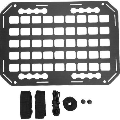 Support de panneau Molle pour lit de camion, en aluminium, 388x280x2mm, rangement modulaire pour véhicule, pour remorques de voiture, camping-car. (1/5)