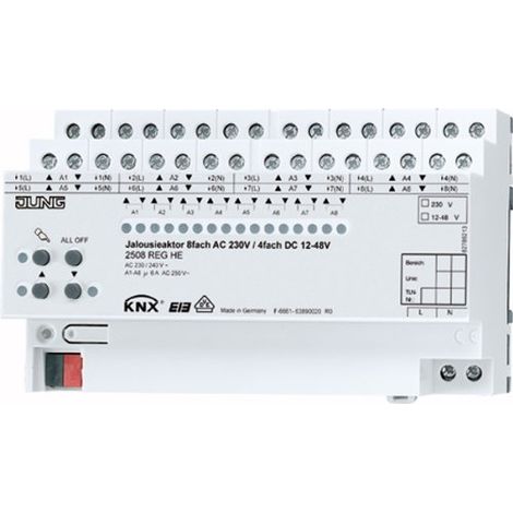 Jung 2508 REGHE Attuatore elettrico bianco per tapparelle