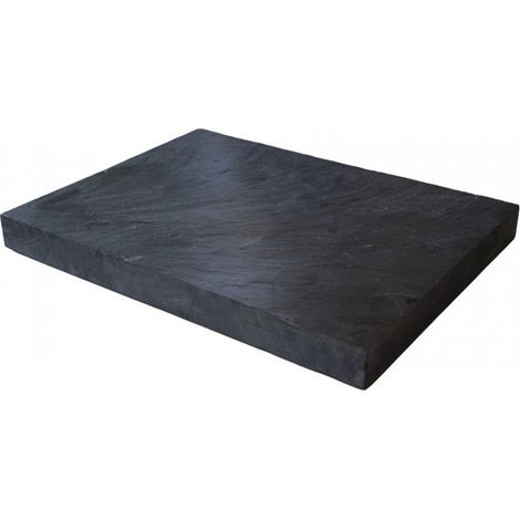 Pas japonais ardoise 40 x 30 x 3 cm - Noir (Lot de 10)