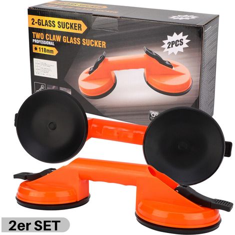 2 ventouses de levage pour carrelage et verre, supportant jusqu'à 100 kg. (1/5)
