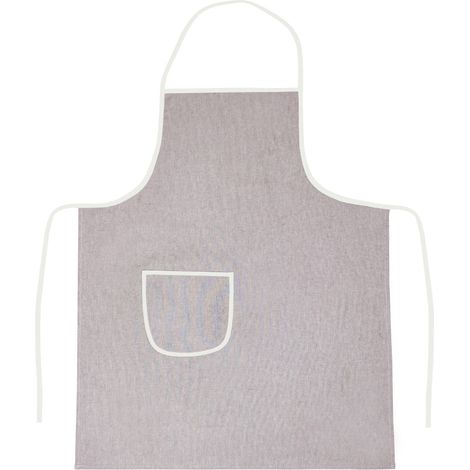 Pack 2 Pezzi Grembiule Cucina Chef Casa Con Tasche Modello Tinta Unita Beige (1/4)