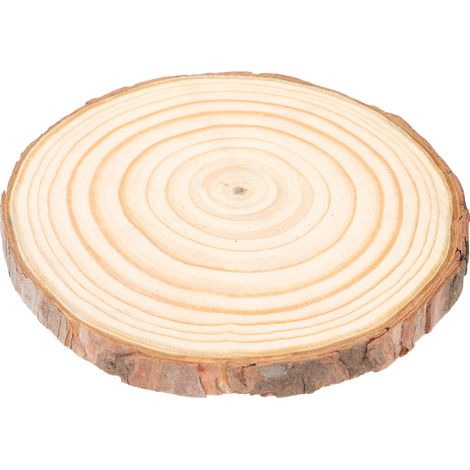 Natural Wood Slices Round Pine Logs DIY Crafts Painting Wedding Festivals Decoration5 11-12cm (1/5)