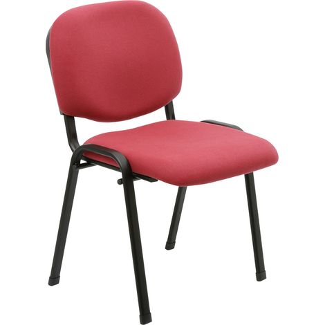 SEDIA DA INTERLOCUTORIA bordeaux - cm 54,5 x 58 x 81,5