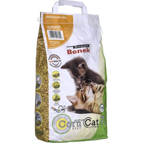 Cama para mascotas Super Benek Corn Cat, natural, 4,4 kg (1/3)