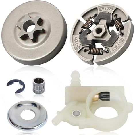 Kit roulement de pignon droit de tambour d'embrayage 3/8 po 6 dents pour tronçonneuses Stihl MS192T, MS193T, MS194T, MS200, MS200T, MS201, MS201T,Remplace les références 1137 6402 005