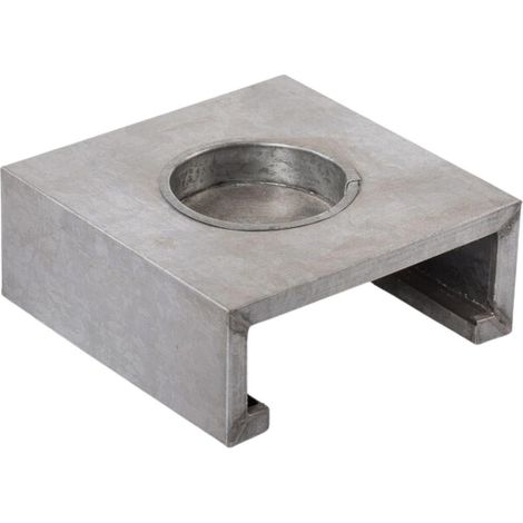 Portacandela in latta, 5X15H6 cm (kit da 5) (1/2)