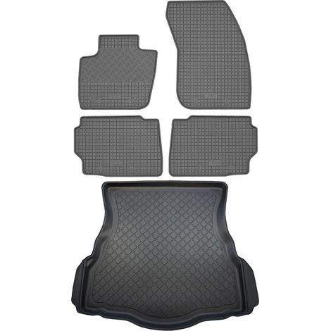 Ford Mondeo V Liftback Hatchback (5 puertas) desde enero de 2015 - juego - alfombrillas de goma para coche + alfombrilla para maletero (1/5)