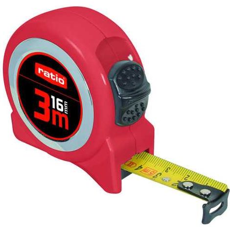 Flexómetro Cinta 16/3 m Display 15 Pzas. RATIOBASIC