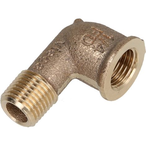 Viega Codo 90 grados, R 1/4, Rp 1/4 bronce rojo o bronce de silicio Modelo 3092, 318000