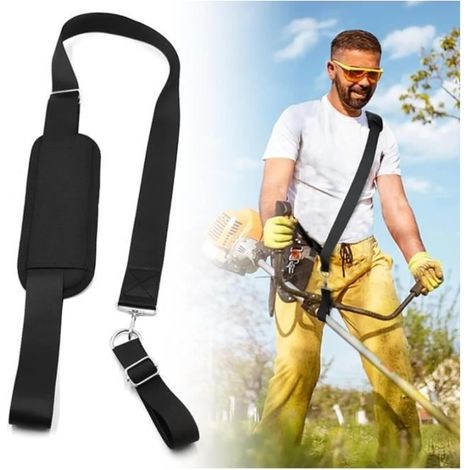 (Noir)Harnais pour Tondeuse - Nylon Sangle Réglable - Réduire la fatigue corporelle - Noir (1/4)