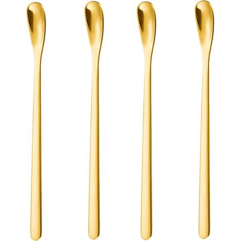 petites cuillères à cocktail - 14 cm, couleur naturelle (1/5)
