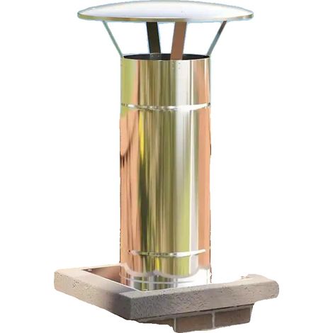 Tube de ventilation, acier inoxydable durable, installation facile, vert armée (1/2)