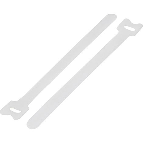 TRU COMPONENTS TC-MGT-180WE203 Klettkabelbinder zum Bündeln Haft- und Flauschteil (L x B) 180 mm x