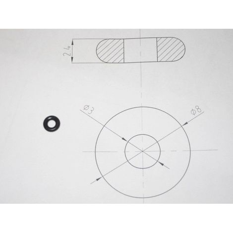 Ariete guarnizione OR O-ring macchina caffè Konsuelo 1333 Cialdissima 1332 1333