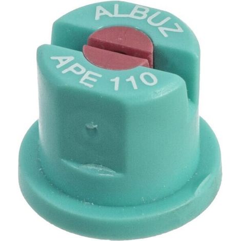 Tobera est谩ndar doble chorro plano APE 110掳 12 azul claro cer谩mica Albuz ALBUZ APE110TURQUOISE