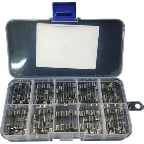 LYERCW - Fusibles en verre à fusion lente 5 x 20 mm, lot de 100, pour la sécurité électrique (1/5)
