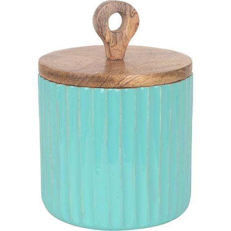 Scatola portaoggetti decorativa vintage, organizer in legno e resina, design esclusivo per casa e ufficio