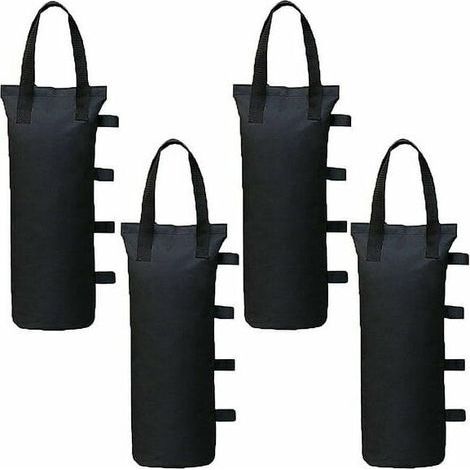 Lot de 4 Poids de Gazebo pour Tonnelle et Pavillon, Sac de Lestage Sable pour Jambes, Tentes Pare-Soleil, Parasol (1/5)