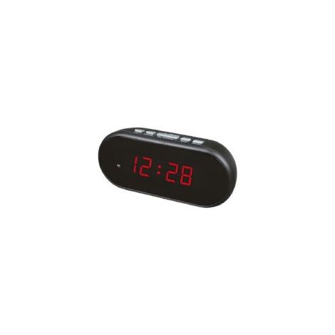 Sveglia a LED da parete, orologio digitale, sveglia in plastica, orologio digitale da tavolo a LED
