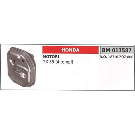 Marmitta HONDA decespugliatore GX 35 4 TEMPI 011587