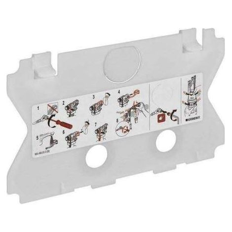 Geberit Schutzplatte für UP-Spülkasten 240930001 (1/2)