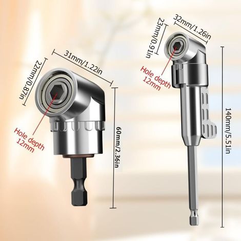 105° Right Angle Drill Adapter Angle Screwdriver Adapter Angle ...