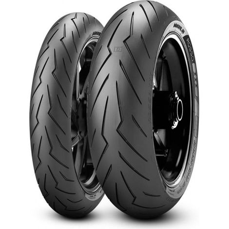PIRELLI PNEU DIABLO ROSSO III (F) (K) KAWASAKI NINJA H2 120/70 ZR 17 M/C (58W) TL (K) DIABLO ROSSO 3